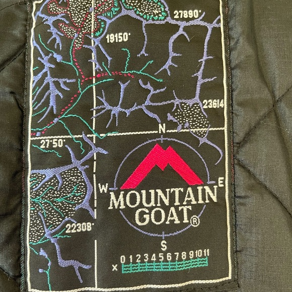 Vintage 80s Mountain Goat purple & turquoise ski jacket w shoulder pads Women M. - Picture 16 of 16